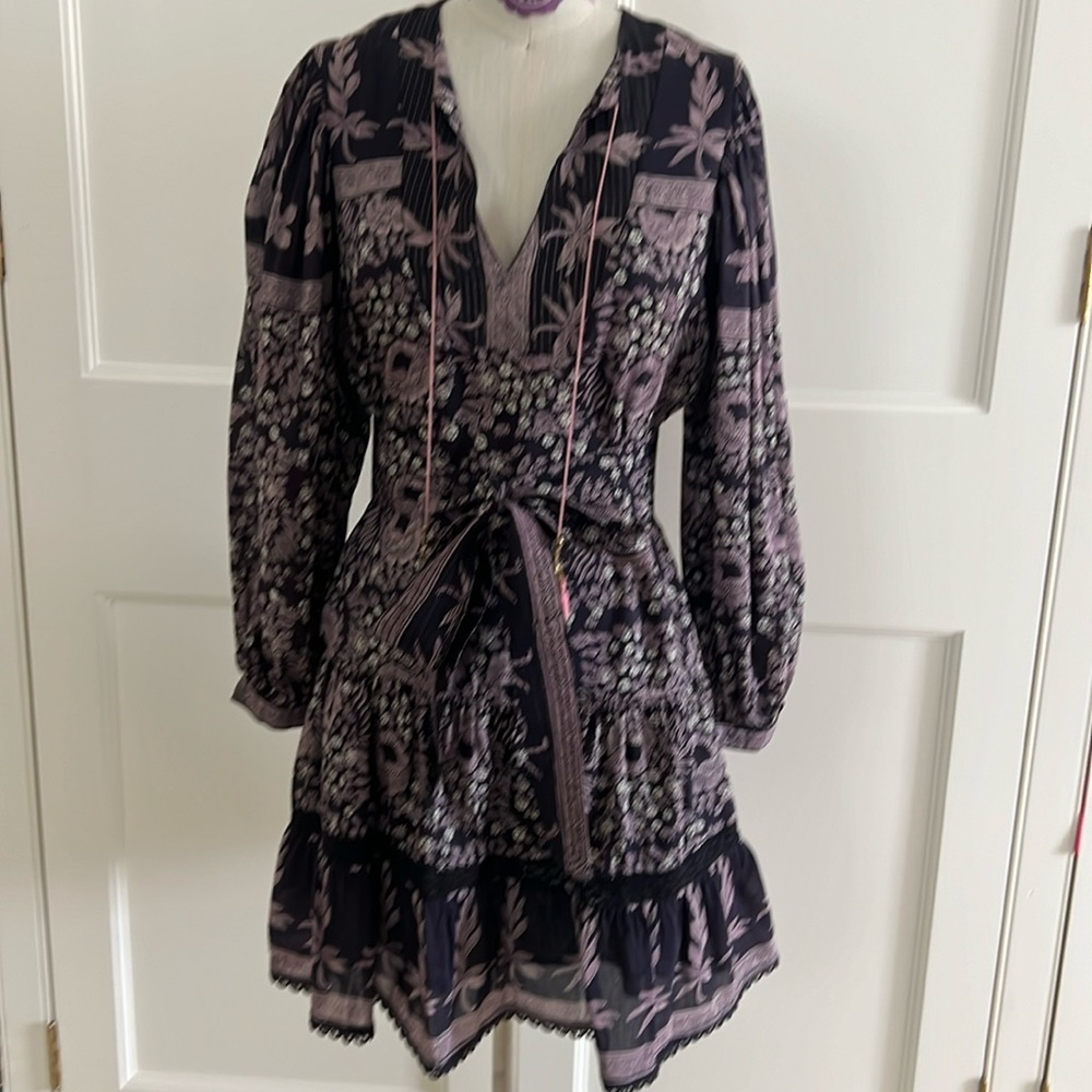Bell by Alicia Bell purple mini dress